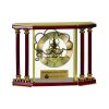 [EX103] Executive 4-Pillar Gold & Rosewood Piano Finish Clock  Thumbnail