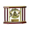 [EX103] Executive 4-Pillar Gold & Rosewood Piano Finish Clock  Thumbnail