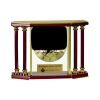 [EX103] Executive 4-Pillar Gold & Rosewood Piano Finish Clock  Thumbnail