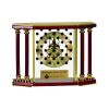 [EX103] Executive 4-Pillar Gold & Rosewood Piano Finish Clock  Thumbnail