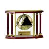 [EX103] Executive 4-Pillar Gold & Rosewood Piano Finish Clock  Thumbnail