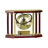 [EX103] Executive 4-Pillar Gold & Rosewood Piano Finish Clock  Thumbnail