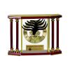 [EX103] Executive 4-Pillar Gold & Rosewood Piano Finish Clock  Thumbnail