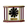 [EX103] Executive 4-Pillar Gold & Rosewood Piano Finish Clock  Thumbnail