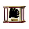[EX103] Executive 4-Pillar Gold & Rosewood Piano Finish Clock  Thumbnail