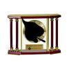 [EX103] Executive 4-Pillar Gold & Rosewood Piano Finish Clock  Thumbnail