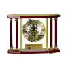 [EX103] Executive 4-Pillar Gold & Rosewood Piano Finish Clock  Thumbnail
