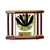 [EX103] Executive 4-Pillar Gold & Rosewood Piano Finish Clock  Thumbnail
