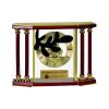 [EX103] Executive 4-Pillar Gold & Rosewood Piano Finish Clock  Thumbnail
