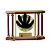 [EX103] Executive 4-Pillar Gold & Rosewood Piano Finish Clock  Thumbnail