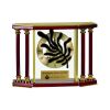 [EX103] Executive 4-Pillar Gold & Rosewood Piano Finish Clock  Thumbnail