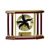[EX103] Executive 4-Pillar Gold & Rosewood Piano Finish Clock  Thumbnail
