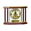 [EX103] Executive 4-Pillar Gold & Rosewood Piano Finish Clock  Thumbnail