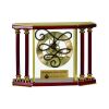 [EX103] Executive 4-Pillar Gold & Rosewood Piano Finish Clock  Thumbnail