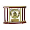[EX103] Executive 4-Pillar Gold & Rosewood Piano Finish Clock  Thumbnail
