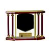 [EX103] Executive 4-Pillar Gold & Rosewood Piano Finish Clock  Thumbnail