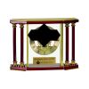 [EX103] Executive 4-Pillar Gold & Rosewood Piano Finish Clock  Thumbnail
