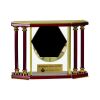 [EX103] Executive 4-Pillar Gold & Rosewood Piano Finish Clock  Thumbnail