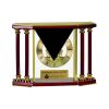 [EX103] Executive 4-Pillar Gold & Rosewood Piano Finish Clock  Thumbnail