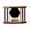 [EX103] Executive 4-Pillar Gold & Rosewood Piano Finish Clock  Thumbnail