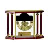 [EX103] Executive 4-Pillar Gold & Rosewood Piano Finish Clock  Thumbnail