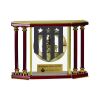 [EX103] Executive 4-Pillar Gold & Rosewood Piano Finish Clock  Thumbnail