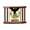 [EX103] Executive 4-Pillar Gold & Rosewood Piano Finish Clock  Thumbnail