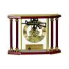 [EX103] Executive 4-Pillar Gold & Rosewood Piano Finish Clock  Thumbnail