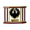 [EX103] Executive 4-Pillar Gold & Rosewood Piano Finish Clock  Thumbnail