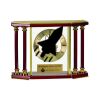 [EX103] Executive 4-Pillar Gold & Rosewood Piano Finish Clock  Thumbnail