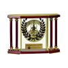 [EX103] Executive 4-Pillar Gold & Rosewood Piano Finish Clock  Thumbnail