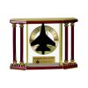 [EX103] Executive 4-Pillar Gold & Rosewood Piano Finish Clock  Thumbnail