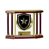 [EX103] Executive 4-Pillar Gold & Rosewood Piano Finish Clock  Thumbnail
