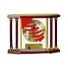 [EX103] Executive 4-Pillar Gold & Rosewood Piano Finish Clock  Thumbnail
