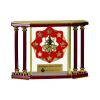 [EX103] Executive 4-Pillar Gold & Rosewood Piano Finish Clock  Thumbnail