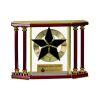 [EX103] Executive 4-Pillar Gold & Rosewood Piano Finish Clock  Thumbnail