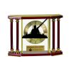 [EX103] Executive 4-Pillar Gold & Rosewood Piano Finish Clock  Thumbnail