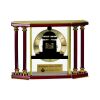 [EX103] Executive 4-Pillar Gold & Rosewood Piano Finish Clock  Thumbnail