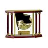 [EX103] Executive 4-Pillar Gold & Rosewood Piano Finish Clock  Thumbnail