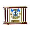 [EX103] Executive 4-Pillar Gold & Rosewood Piano Finish Clock  Thumbnail