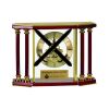 [EX103] Executive 4-Pillar Gold & Rosewood Piano Finish Clock  Thumbnail