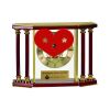 [EX103] Executive 4-Pillar Gold & Rosewood Piano Finish Clock  Thumbnail
