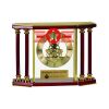 [EX103] Executive 4-Pillar Gold & Rosewood Piano Finish Clock  Thumbnail