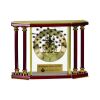 [EX103] Executive 4-Pillar Gold & Rosewood Piano Finish Clock  Thumbnail