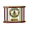 [EX103] Executive 4-Pillar Gold & Rosewood Piano Finish Clock  Thumbnail