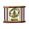 [EX103] Executive 4-Pillar Gold & Rosewood Piano Finish Clock  Thumbnail