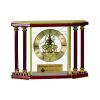 [EX103] Executive 4-Pillar Gold & Rosewood Piano Finish Clock  Thumbnail