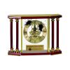 [EX103] Executive 4-Pillar Gold & Rosewood Piano Finish Clock  Thumbnail