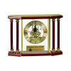 [EX103] Executive 4-Pillar Gold & Rosewood Piano Finish Clock  Thumbnail