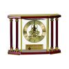 [EX103] Executive 4-Pillar Gold & Rosewood Piano Finish Clock  Thumbnail